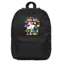ItS A Good Day To Read Book Day Costumes Bookworm 16 in Basic Backpack