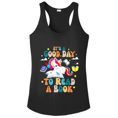 ItS A Good Day To Read Book Day Costumes Bookworm Ladies PosiCharge Competitor Racerback Tank