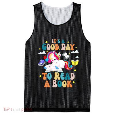 ItS A Good Day To Read Book Day Costumes Bookworm Mesh Reversible Basketball Jersey Tank