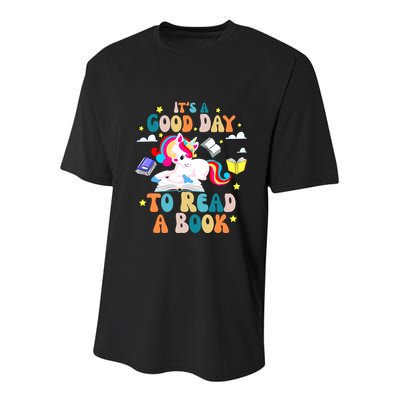 ItS A Good Day To Read Book Day Costumes Bookworm Youth Performance Sprint T-Shirt