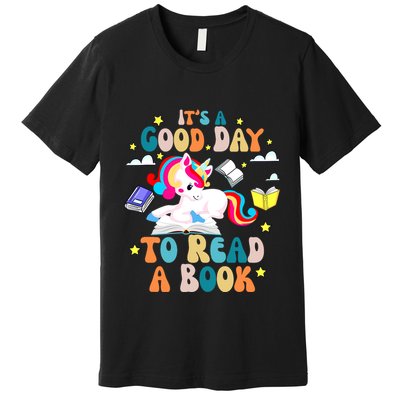 ItS A Good Day To Read Book Day Costumes Bookworm Premium T-Shirt