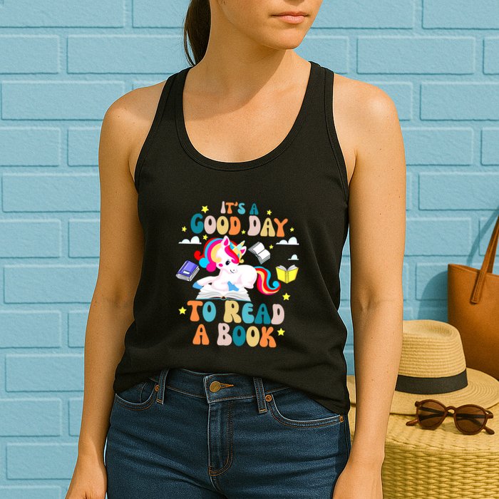 ItS A Good Day To Read Book Day Costumes Bookworm Womens Tank Top