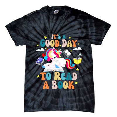 ItS A Good Day To Read Book Day Costumes Bookworm Tie-Dye T-Shirt
