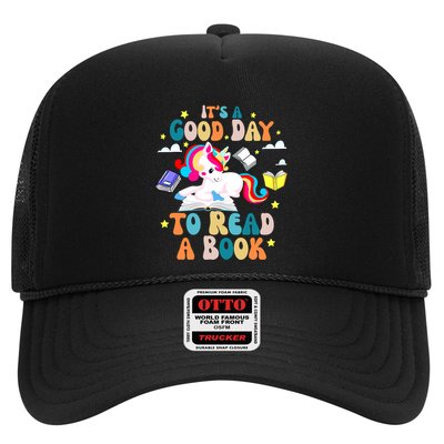 ItS A Good Day To Read Book Day Costumes Bookworm Trucker Hat