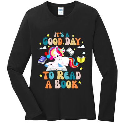 ItS A Good Day To Read Book Day Costumes Bookworm Ladies Long Sleeve Shirt