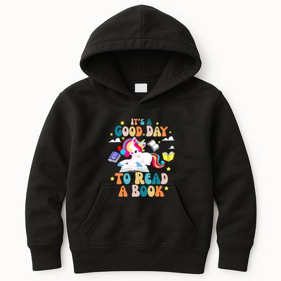 ItS A Good Day To Read Book Day Costumes Bookworm Kids Hoodie