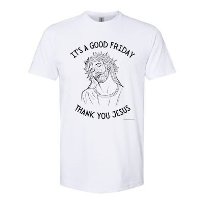 It's A Good Friday Thank You Jesus Easter Christian Church Cool Gift Softstyle® CVC T-Shirt