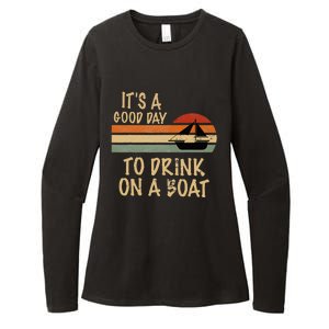 Its A Good Day To Drink On A Boat Funny Boating Womens CVC Long Sleeve Shirt