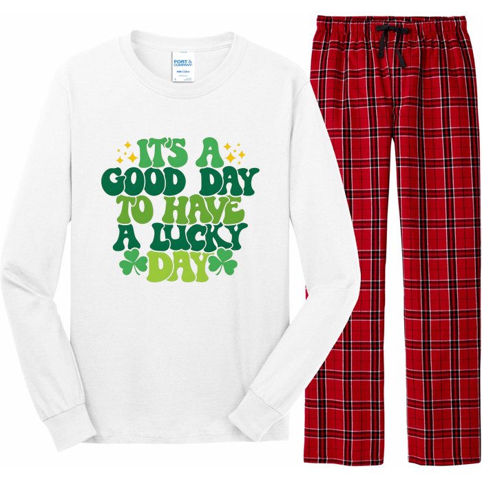 ItS A Good Day To Have A Lucky Day Patricks Day Long Sleeve Pajama Set