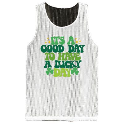 ItS A Good Day To Have A Lucky Day Patricks Day Mesh Reversible Basketball Jersey Tank