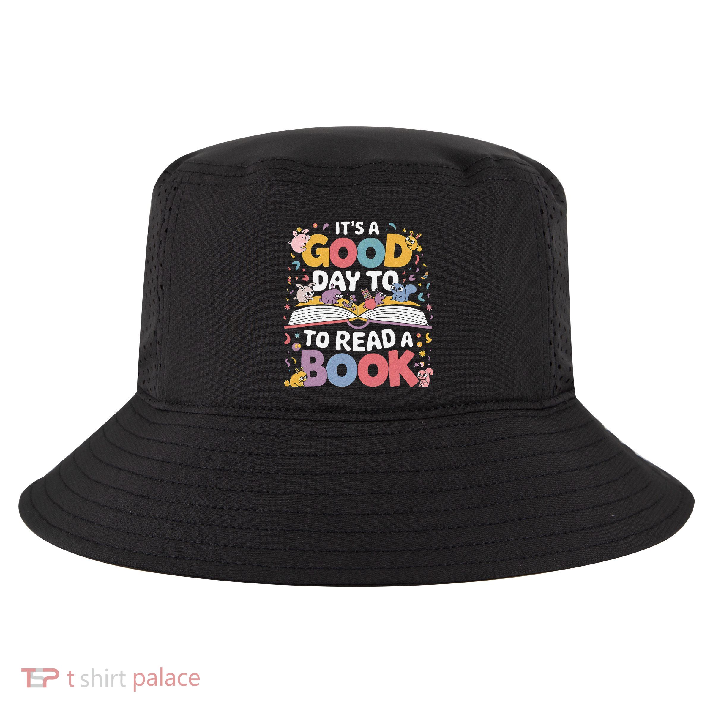 Its A Good Day To Read Book Across America Cool Comfort Performance Bucket Hat