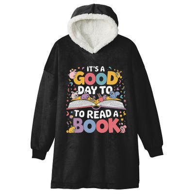 Its A Good Day To Read Book Across America Hooded Wearable Blanket