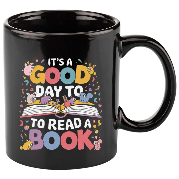 Its A Good Day To Read Book Across America 11oz C Handle Ceramic Mug
