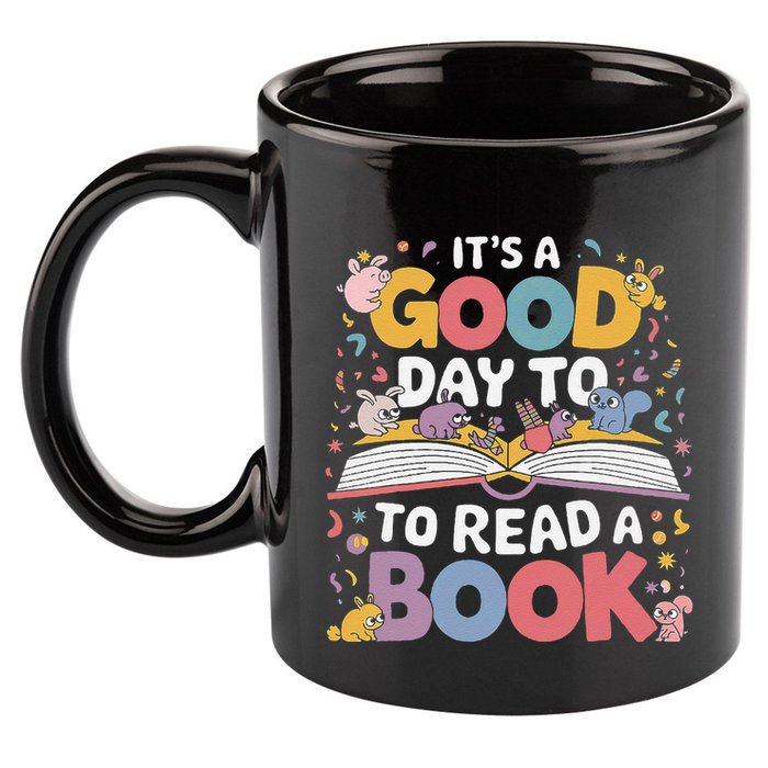 Its A Good Day To Read Book Across America 11oz C Handle Ceramic Mug