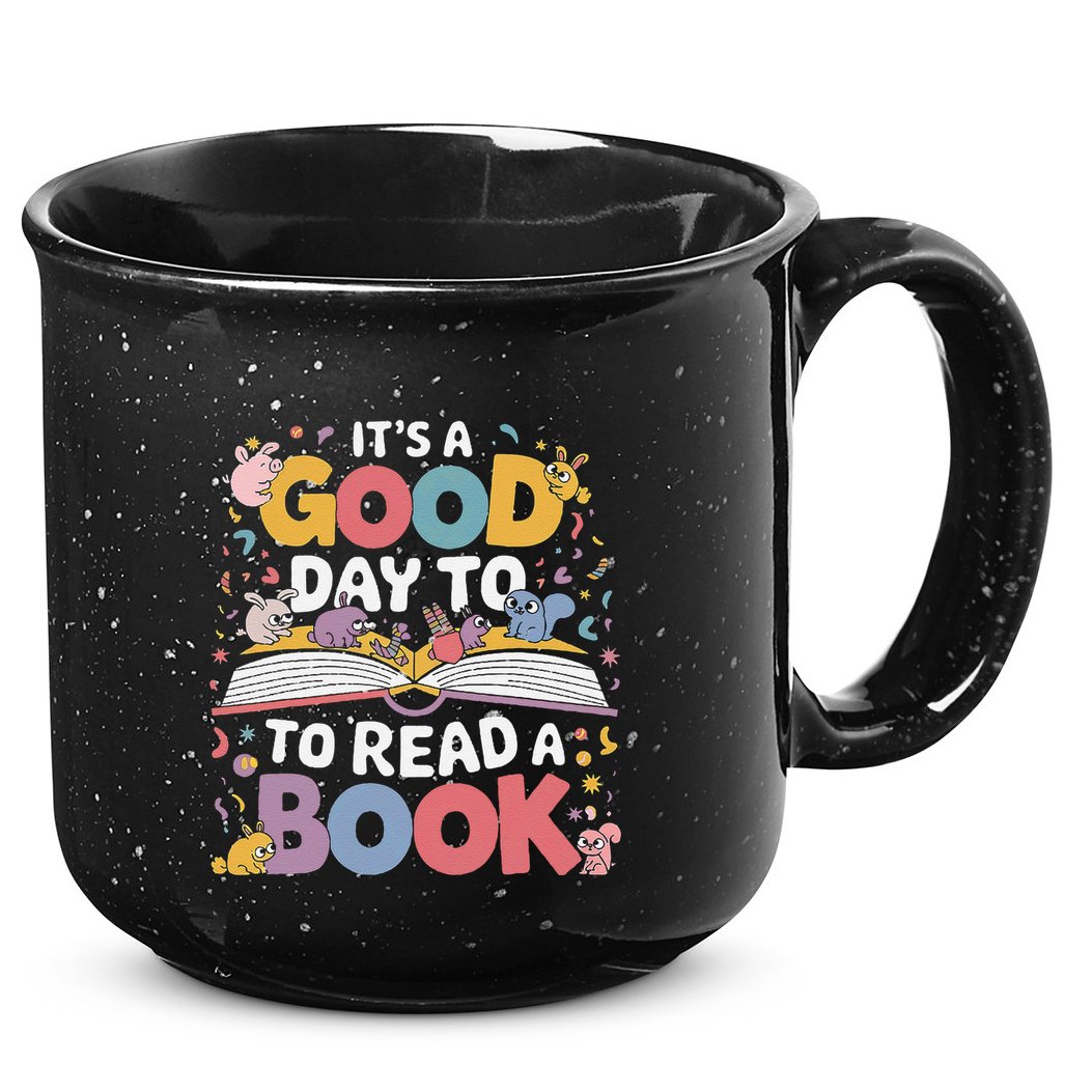 Its A Good Day To Read Book Across America 15oz Campfire Ceramic Mug
