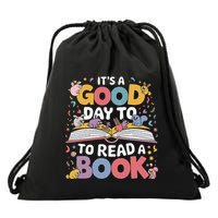 Its A Good Day To Read Book Across America Drawstring Bag
