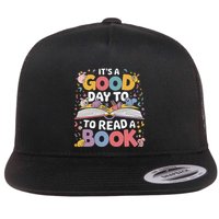 Its A Good Day To Read Book Across America Flat Bill Trucker Hat
