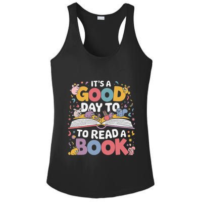 Its A Good Day To Read Book Across America Ladies PosiCharge Competitor Racerback Tank