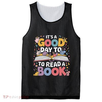 Its A Good Day To Read Book Across America Mesh Reversible Basketball Jersey Tank