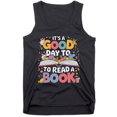 Its A Good Day To Read Book Across America Tank Top