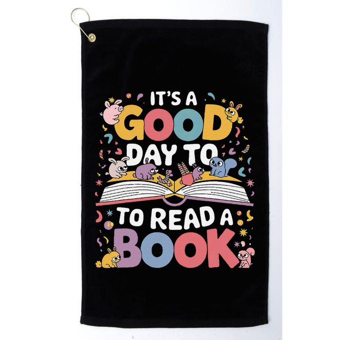 Its A Good Day To Read Book Across America Golf Towel