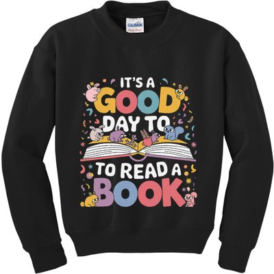 Its A Good Day To Read Book Across America Kids Sweatshirt