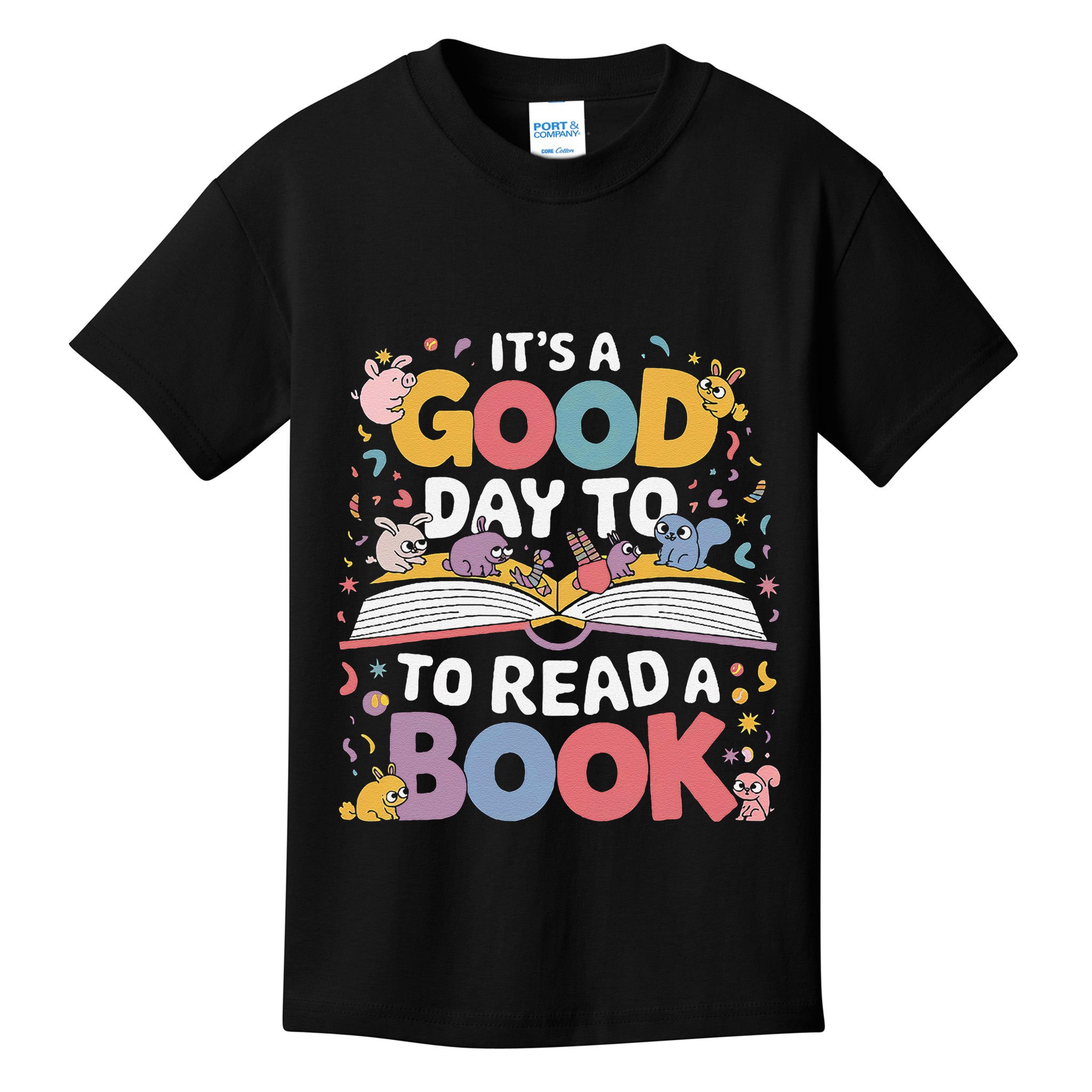 Its A Good Day To Read Book Across America Kids T-Shirt