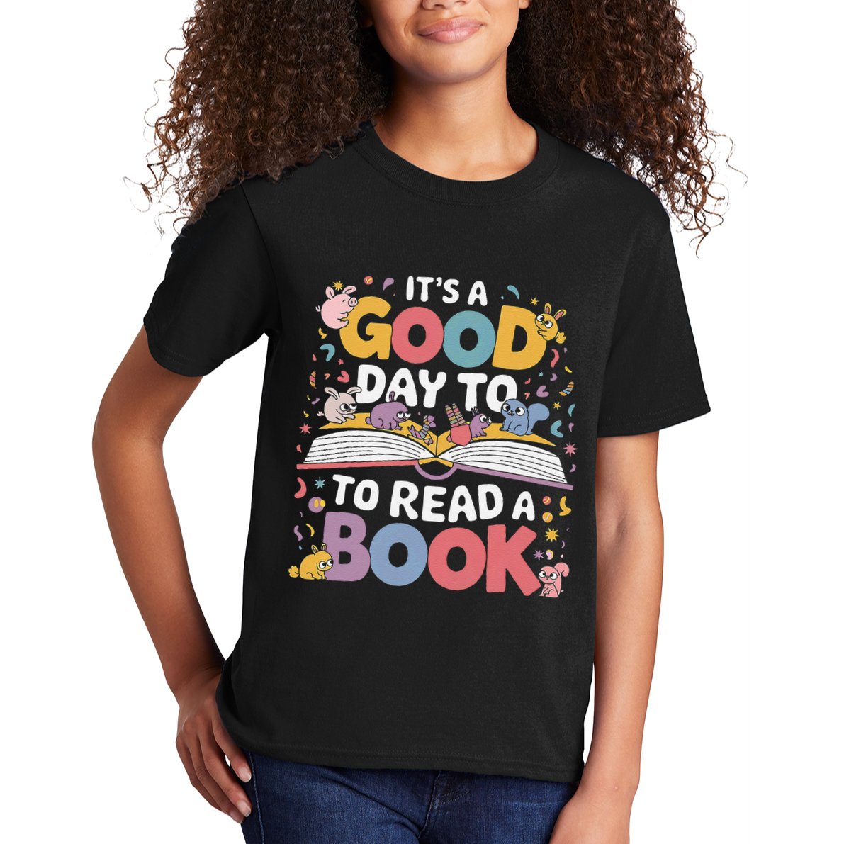 Its A Good Day To Read Book Across America Kids T-Shirt