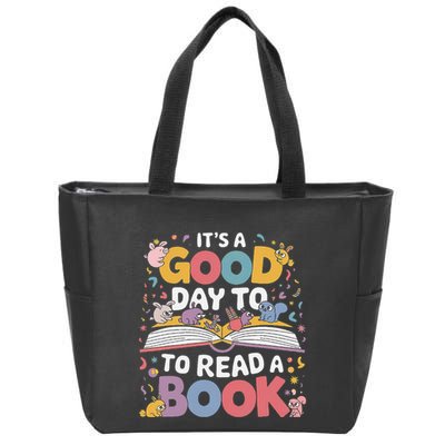 Its A Good Day To Read Book Across America Zip Tote Bag