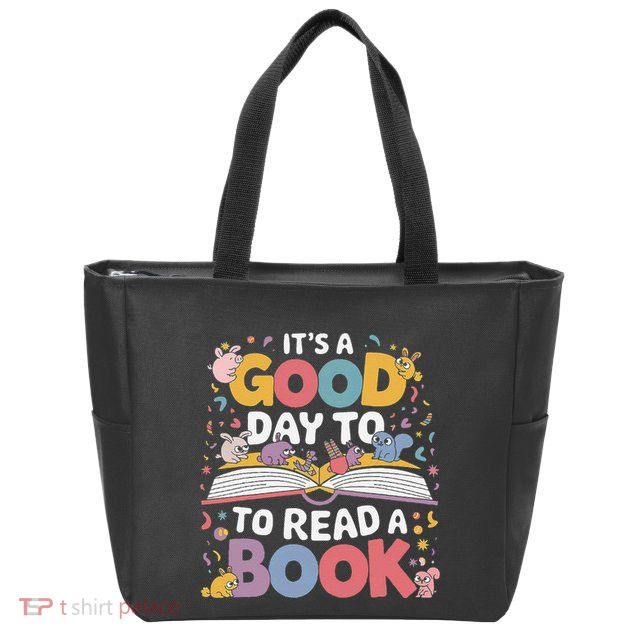 Its A Good Day To Read Book Across America Zip Tote Bag