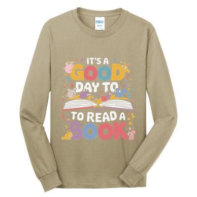 Its A Good Day To Read Book Across America Tall Long Sleeve T-Shirt