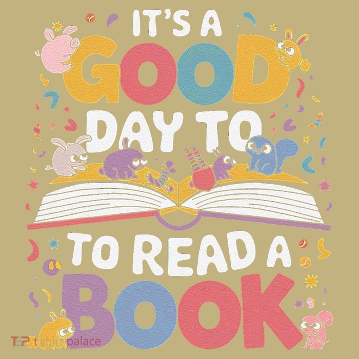 Its A Good Day To Read Book Across America Cooling Performance Long Sleeve Crew