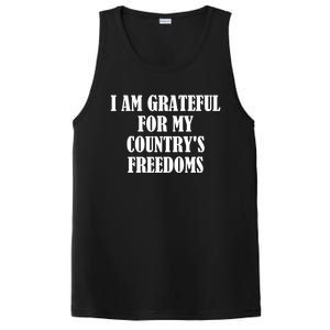 I Am Grateful For My Country's Freedoms Cute Gift PosiCharge Competitor Tank