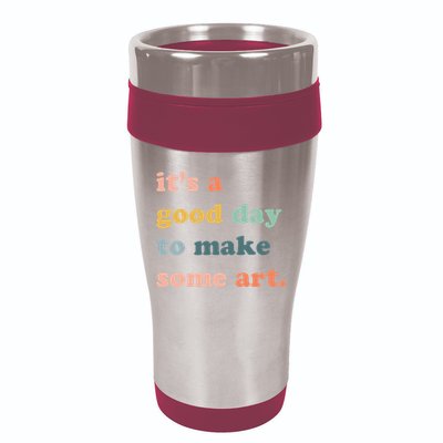 It's A Good Day To Make Art Artist Art Maker Art Lovers 16oz Travel Tumbler