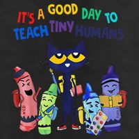 Its A Good Day To Teach Tiny Humans Cat Teacher Lover Cool Comfort Performance Bucket Hat