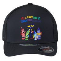 Its A Good Day To Teach Tiny Humans Cat Teacher Lover Flexfit Unipanel Trucker Cap