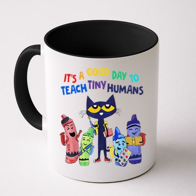 Its A Good Day To Teach Tiny Humans Cat Teacher Lover Mug