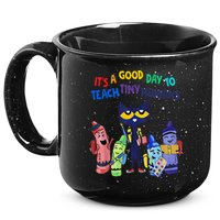 Its A Good Day To Teach Tiny Humans Cat Teacher Lover 15oz Campfire Ceramic Mug
