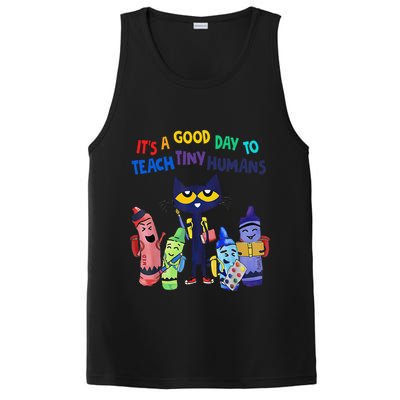 Its A Good Day To Teach Tiny Humans Cat Teacher Lover PosiCharge Competitor Tank