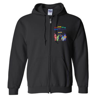 Its A Good Day To Teach Tiny Humans Cat Teacher Lover Full Zip Hoodie