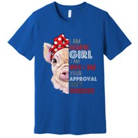 I Am Gemini Who Loves Pigs Star Sign Zodiac Gift Premium T-Shirt