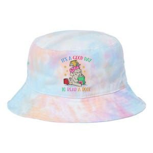 Its A Good Day To Read Bookworm Librarian Book Lover Gift Tie Dye Newport Bucket Hat