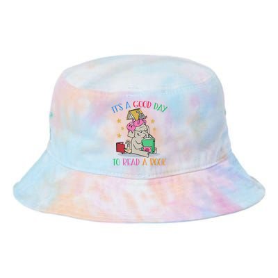 Its A Good Day To Read Bookworm Librarian Book Lover Gift Tie Dye Newport Bucket Hat