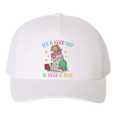 Its A Good Day To Read Bookworm Librarian Book Lover Gift Yupoong Adult 5-Panel Trucker Hat