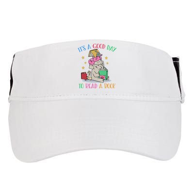 Its A Good Day To Read Bookworm Librarian Book Lover Gift Adult Drive Performance Visor