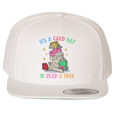 Its A Good Day To Read Bookworm Librarian Book Lover Gift Wool Snapback Cap