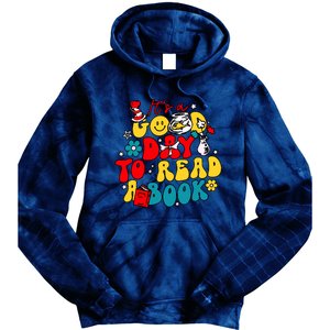 Its A Good Day To Read A Book Reading Day Cat Teachers Tie Dye Hoodie