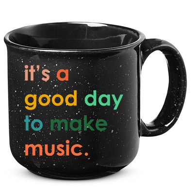 It's A Good Day To Make Music 15oz Campfire Ceramic Mug