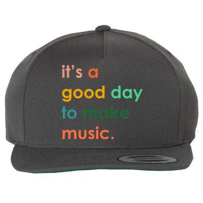 It's A Good Day To Make Music Wool Snapback Cap