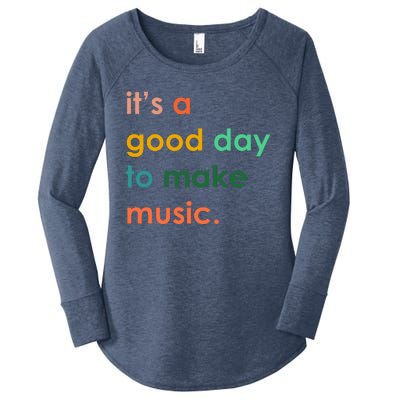 It's A Good Day To Make Music Women's Perfect Tri Tunic Long Sleeve Shirt